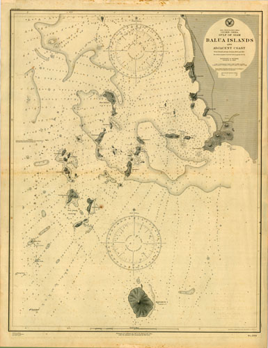 Cochin China (Cambodia) - Gulf of Siam - Balua Islands and Adjacent Coast