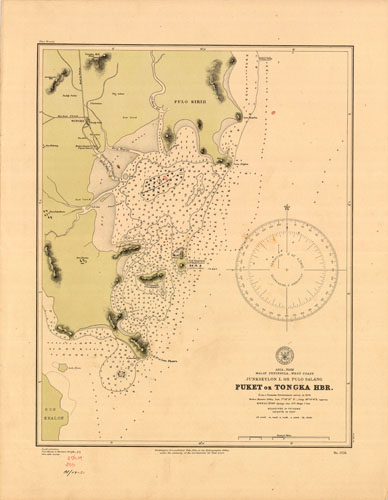 Siam (Thailand) - Malay Peninsula - Junkseylon (Junk Ceylon)  I. or Pulo Salang - Puket (Phuket) or Tongka Hbr.