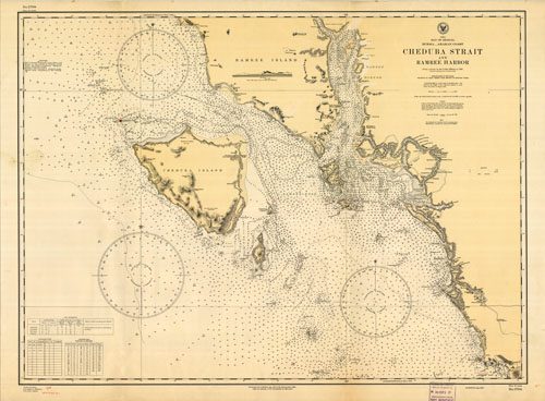 Bay of Bengal - Burma (Myanmar) - Arakan Coast - Cheduba Strait and Ramree Harbor