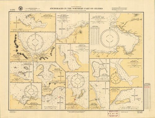 Celebes - Anchorages in the Northern Part of Celebes - Bolaang Uki Bay - Amurang Road - Sumalata Road - Pienchang