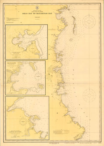 Philippine Islands - East Coast of Samar - Oras Bay to Matarinao Bay - Port Libas - Port Borongan - Llorente and Vicinity -  Samar