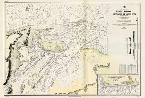 Brunei - China Sea - Borneo - Northwest Coast - Muara River and Approaches to Brunei River