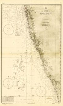 India - Indian Ocean - Arabian Sea - Coast of British India - Bombay to Cochin Including the Laccadive Islands