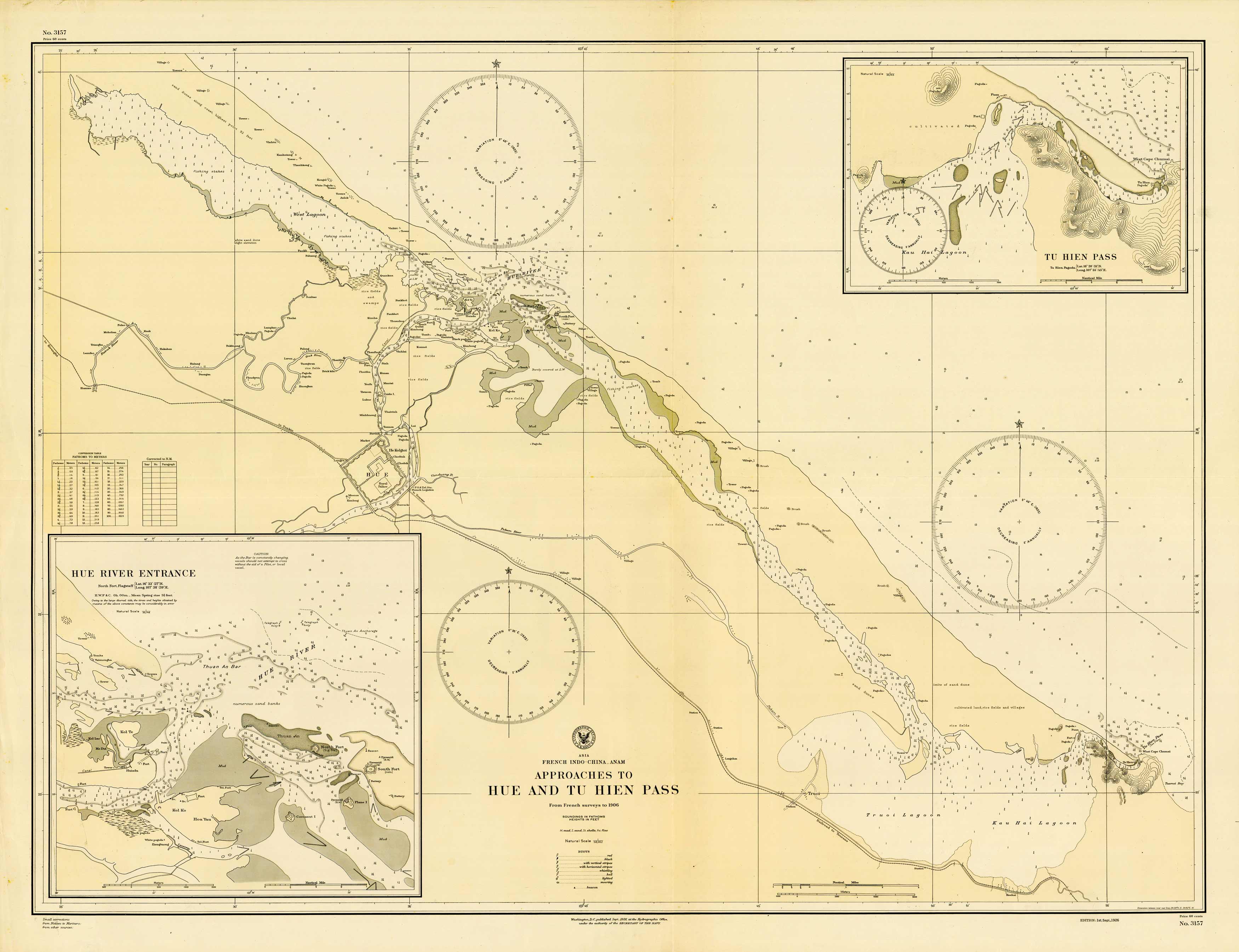 French Indo-China - Anam - Approaches to Hue and Tu Hien Pass (Vietnam)