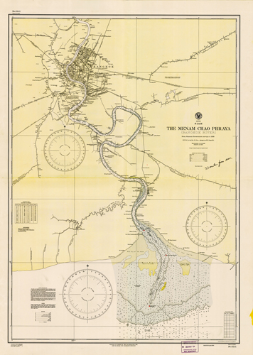 Asia - Siam - Thailand - The Menam Chao Phraya (Bangkok River)