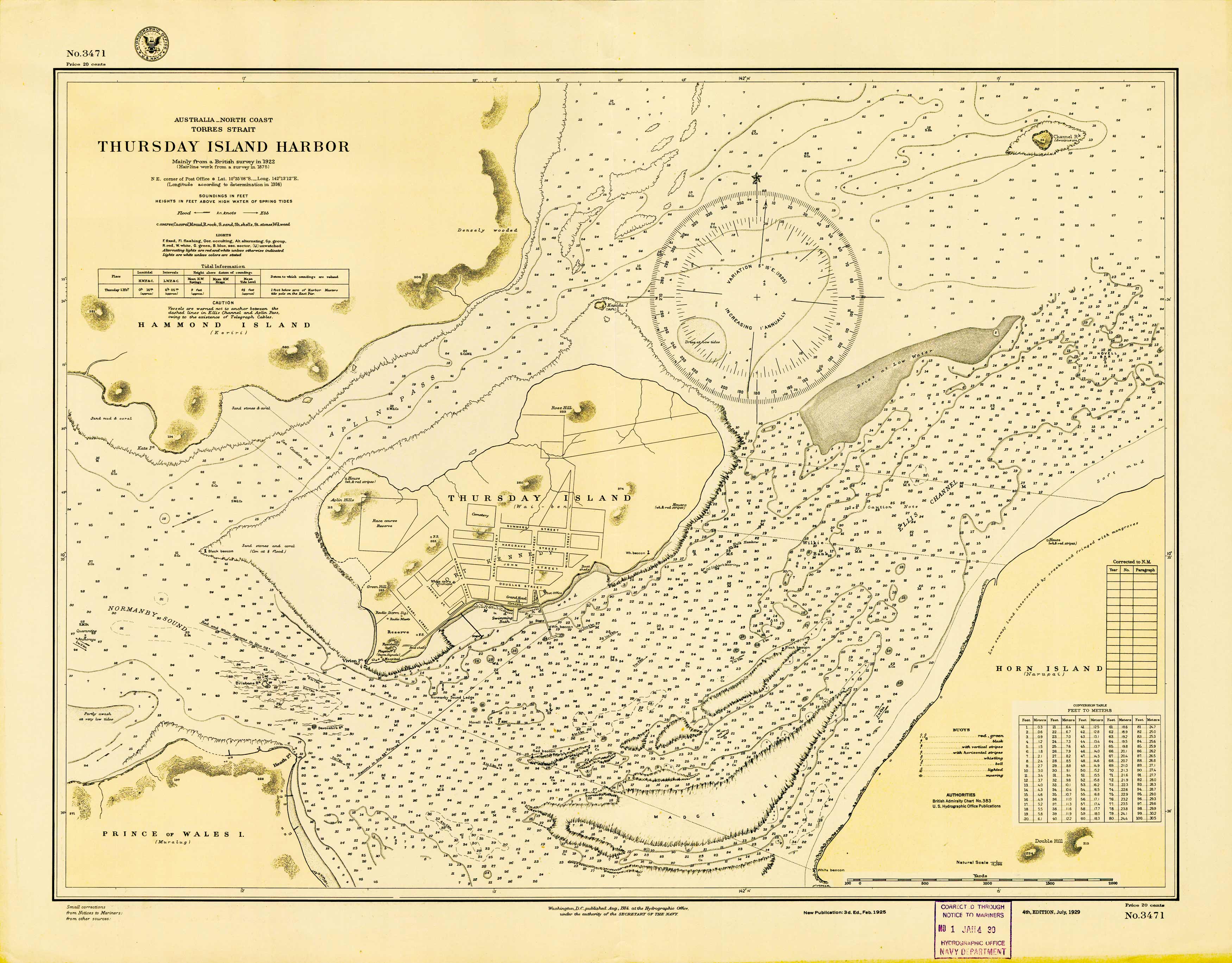 Australia - Torres Strait - Thursday Island Harbor Australia - Torres Strait - Thursday Island Harbor