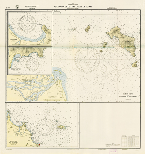 French Indo China (Vietnam) - Anam - Chonmay Bay - Rocher Noir and Lutin Bays - Culao Cham - Kikuik Bay