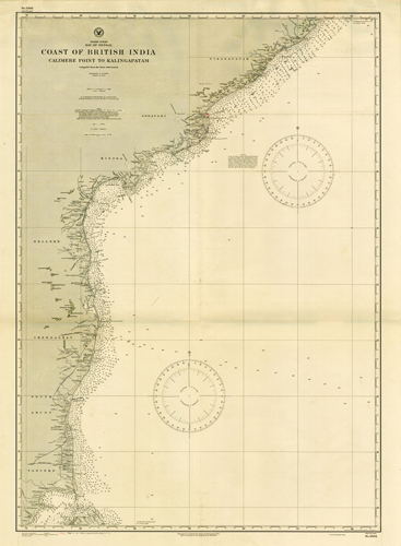 India - Bay of Bengal - Coast of British India - Calimere Point to Kalingpatam