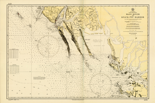 Bay of Bengal - Burma - Coast of Arakan - Mayu River to Kyauk Pyu Harbor Bay of Bengal - Burma - Coast of Arakan - Mayu River to Kyauk Pyu Harbor