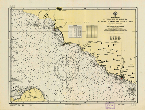 Indonesia / Malaysia - Malakka Strait - Approaches to Malakka - Pyramid Shoal to Pulo Besar Indonesia / Malaysia - Malakka Strait - Approaches to Malakka - Pyramid Shoal to Pulo Besar