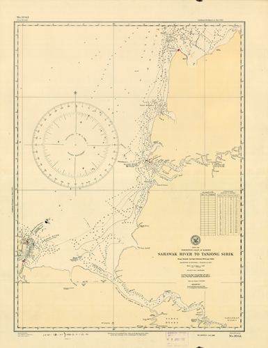 China Sea - Malaysia - Northwest Coast of Borneo - Sarawak River to Tanjong Sirik