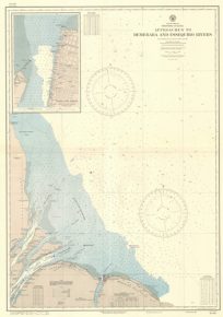 South America - British Guiana - Approaches to Demerara and Essquibo Rivers - Georgetown Harbor