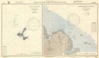 South America - North Coast - Plans on the coast of French Guiana - Salut Islands - Approaches to Cayenne