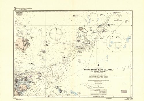 Australia - Papua - Torres Strait - Great North East Channel with southern Approaches