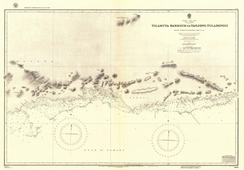 Celebes - East Coast - Gulf of Tomini - Tilamuta Harbour to Tanjong Tuladenggi