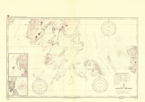 Oostkust Celebes - Banggai-Archipel - Baai van Banggai en Vaarwater Beoosten To-Oelon - Straat Tusschen Groot-en-Klein-Saloee