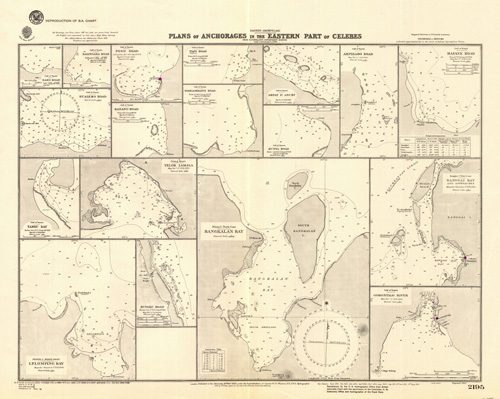 Eastern Archipelago - Plans of Anchorages in the Eastern Part of Celebes