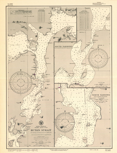 Eastern Archipelago - Celebes - South Coast Buton Strait - South Narrows - North Narrows