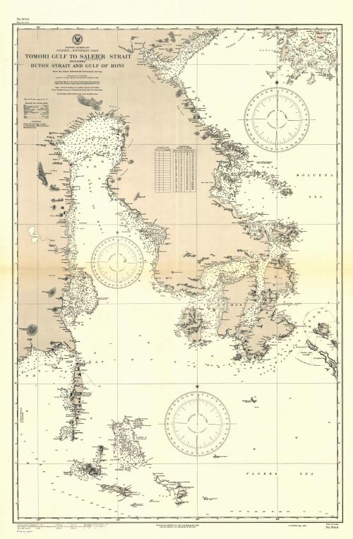 Eastern Archipelago - Celebes (Southeast Coast) - Tomori Gulf to Saleier Strait including Buton Strait and Gulf of Boni