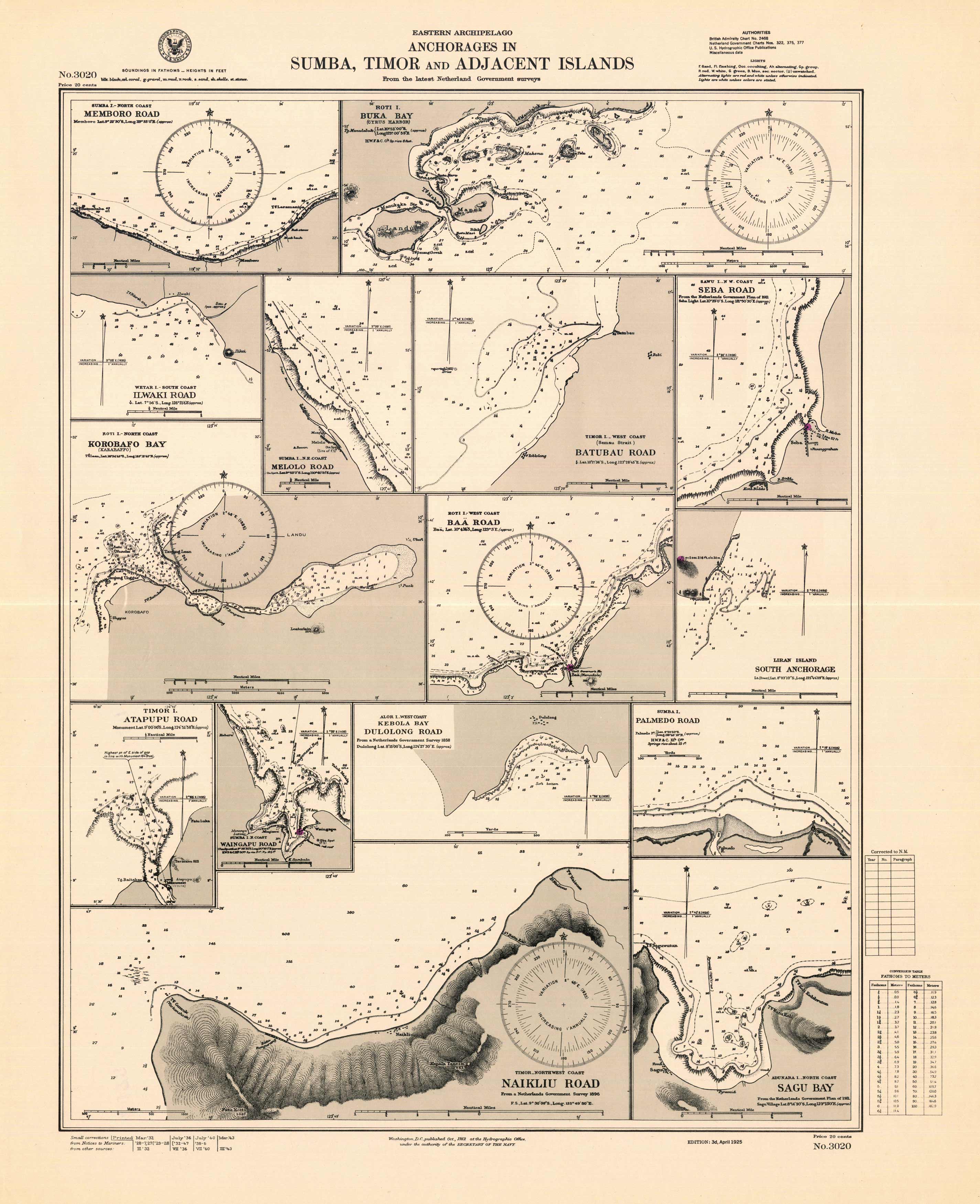 Eastern Archipelago - Anchorages in Sumba Eastern Archipelago - Anchorages in Sumba