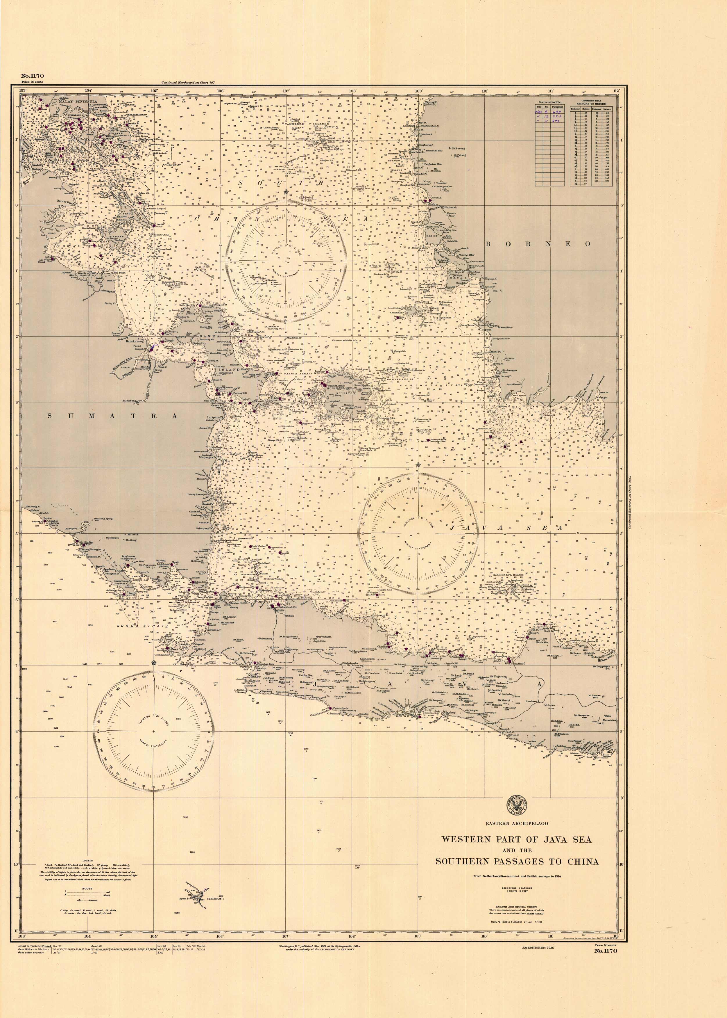 Eastern Archipelago - Western Part of Java Sea and the Southern Passages to China