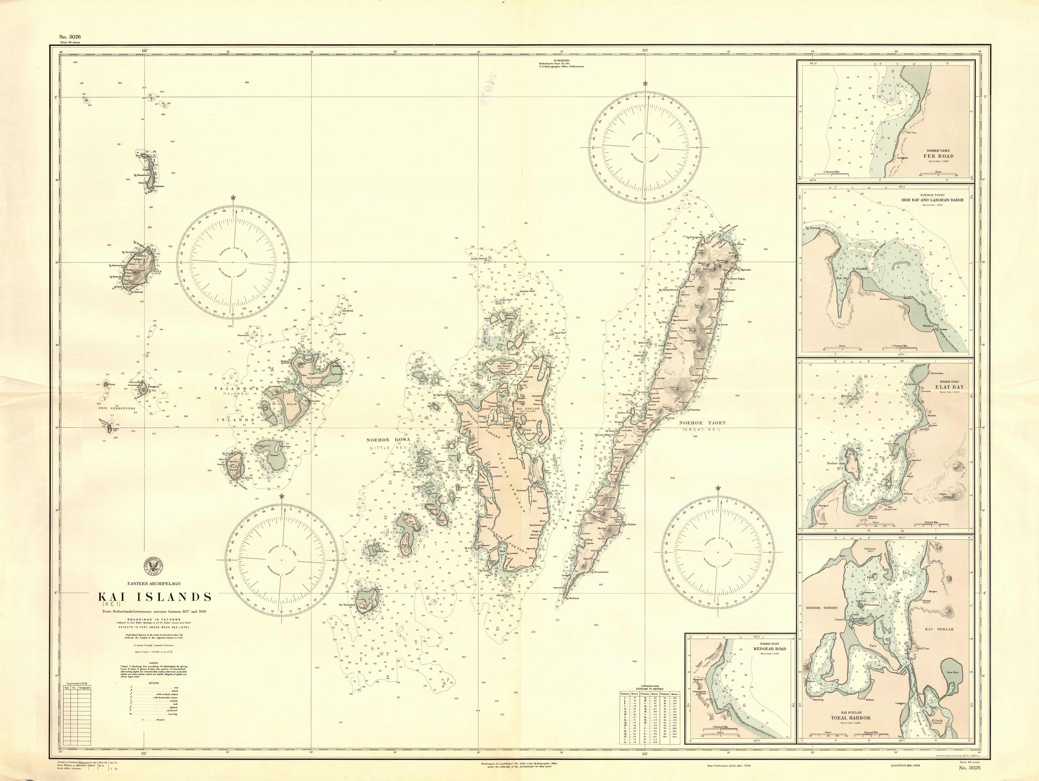 Eastern Archipelago - Kai Islands - Wedoear Road - Toeal Road - Elat Bay - Hoh Bay and Laboean Daboe - Fer Road Eastern Archipelago - Kai Islands - Wedoear Road - Toeal Road - Elat Bay - Hoh Bay and Laboean Daboe - Fer Road