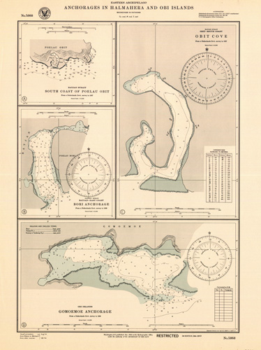 Eastern Archipelago - Anchorages in Halmahera and Obi Islands - Batjan Strait - South Coast of Poelau Obit - Obit Cove - Patinti Strait - Batjan - Bori Anchorage - Obi Islands - Gomoemoe Anchorage Eastern Archipelago - Anchorages in Halmahera and Obi Islands - Batjan Strait - South Coast of Poelau Obit - Obit Cove - Patinti Strait - Batjan - Bori Anchorage - Obi Islands - Gomoemoe Anchorage