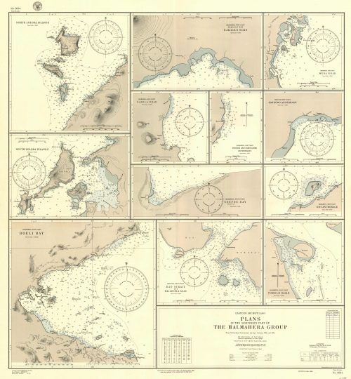 Eastern Archipelago - Plans in the Northern Part of The Halmahera Group