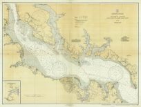 Maryland - Virginia - Potomac River - Piney Point to Lower Cedar Point - continuation of Upper Machodoc Creek