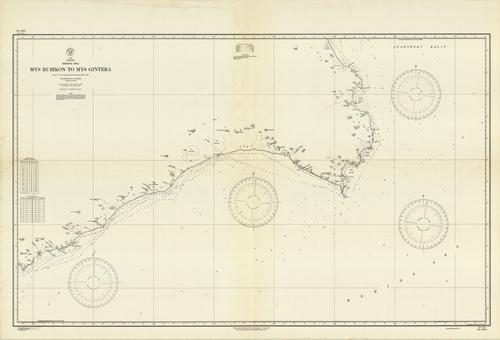Asia- Siberia- Bering Sea- Mys Rubikon to Mys Gintera- From USSR Government surveys from 1906 to 1932