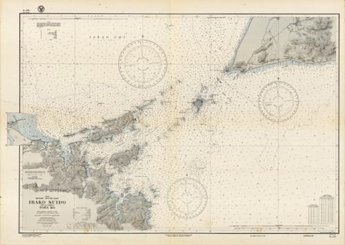 Japan- Honshu- South Coast- Iraku Suido including Toba Ko (Approximately Modern Day Atsumi Peninsula to Toba)- From Japanese surveys in 1914