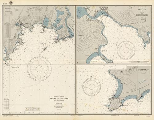 Asia- Chosen (Korea)- East Coast- Zozan (Chosan) Wan- From a Japanese survey in 1932