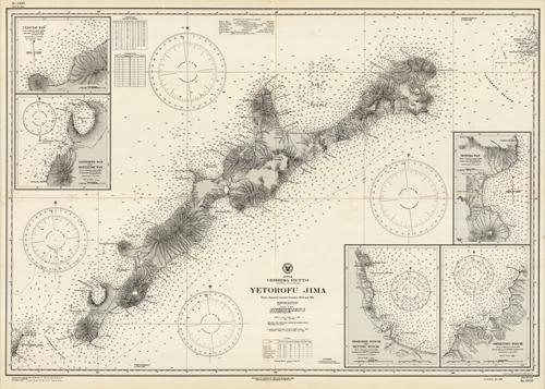 Japan- Chishima Retto (Kuril Islands)- Yetorufu Jima (Etorofu-To/ Etorofu Island/ Iturup)- From Japanese Surveys between 1903 and 1914 Japan- Chishima Retto (Kuril Islands)- Yetorufu Jima (Etorofu-To/ Etorofu Island/ Iturup)- From Japanese Surveys between 1903 and 1914