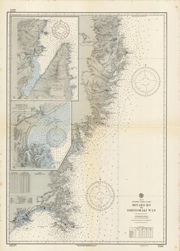 Japan- Honshu- East Coast- Miyako Ko to Ishinomaki Wan- From Japanese surveys to 1926