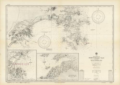 Japan- Honshu- East Coast- Ishinomaki Wan including Matsushima Wan- From Japanese surveys between 1881 and 1901