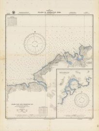 Japan- Chishima Retto (Kuril Islands)- Plans in Shikotan Jima (Shikotan Island)- From a Japanese survey in 1923