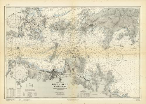 Japan- Naikai (Inland Sea)- Bisan Seto- Eastern Part- From Japanese surveys between 1924 and 1926
