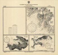 Japan- Harbors on West Coast of Shikoku From Japanese surveys in 1884