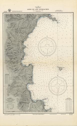 Japan- Honshu- South Coast- Sagami Kai- Ajiro Ko and Approaches- From a Japanese survey in 1921 with additions to 1923