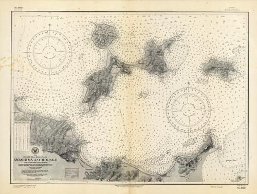 Japan- Inland Sea- Bingo Nada- Awashima Anchorage- From a Japanese survey in 1898