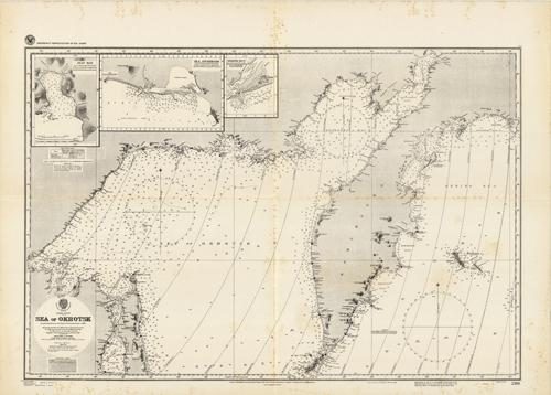 Pacific Ocean- Sea of Okhotsk- Compiled from Russian and Japanese Government Charts to 1935