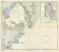 Asia- Siberia- Kamchatka- East Coast- Avachinskaya Guba (Avacha Bay)- From a USSR chart of 1941