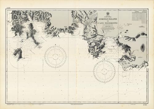 Japan Sea- Russian Tartary- Askold Island to Cape Povorotni- From the latest Russian surveys