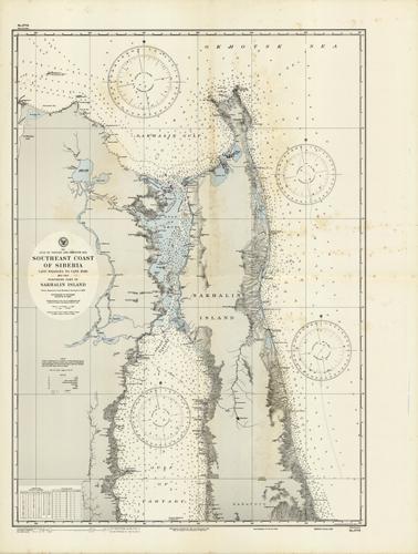 Asia- Gulf of Tartary and Okhotsk Sea- Southeast Coast of Siberia- Cape ...