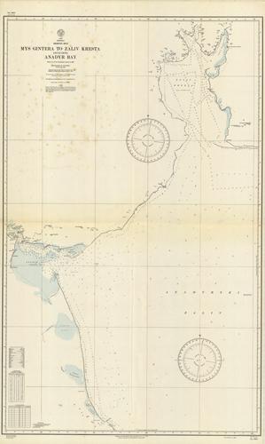 Asia- Siberia- Bering Sea- Mys Gintera to Zaliv Kresta including Anadyr Bay- From USSR Government surveys to 1932