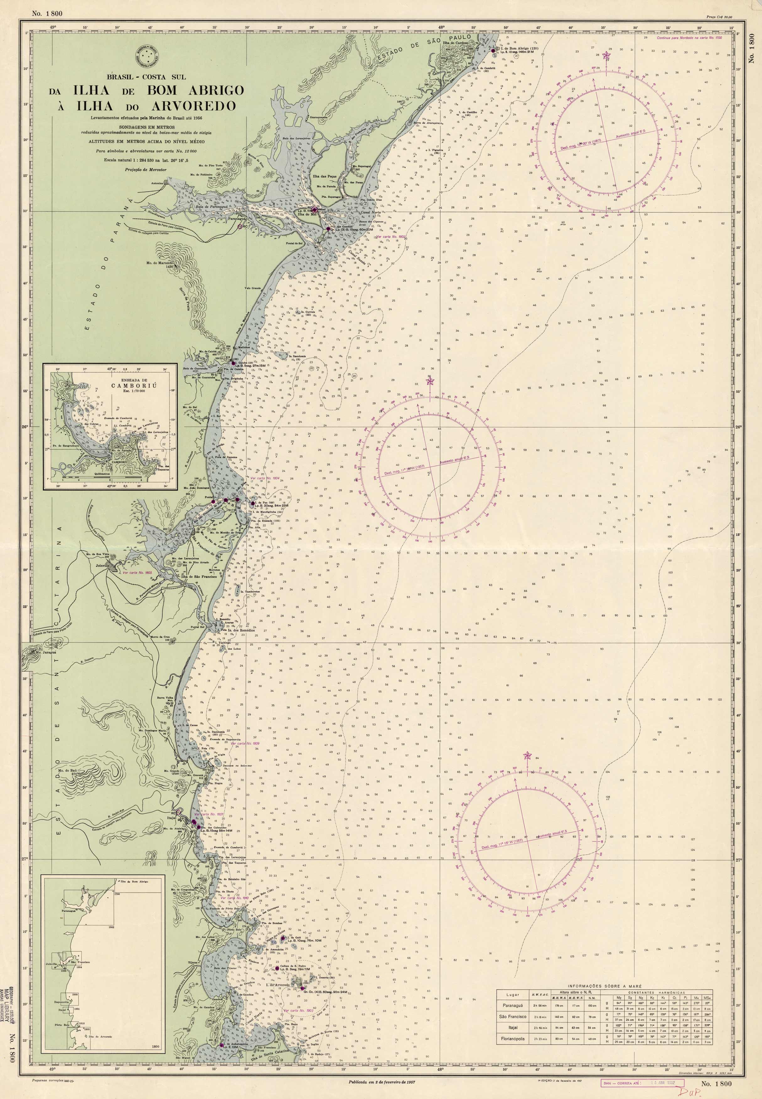 Da Ilha de Bom Abrigo a Ilha do Arvoredo (Brazil)