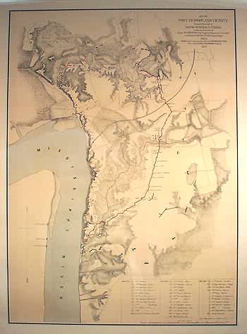 Map of Port Hudson and Vicinity