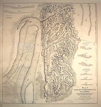 Map of the Siege of Vicksburg Map of the Siege of Vicksburg
