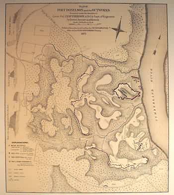 Plan of Fort Donelson and its Outworks