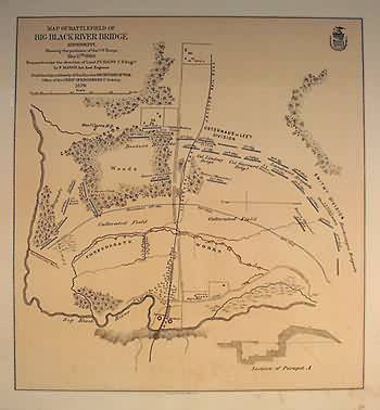Map of Battlefield of Big Black River Bridge
